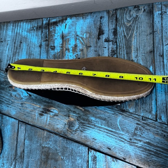 Tory Burch Embellished Espadrille Suede Jewel Perfect Black/Diamond Size 10.5 - Picture 15 of 16